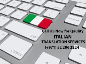 Italian translation in Dubai